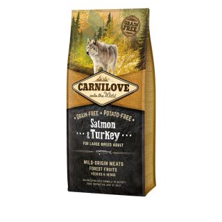 Carni Love Salmon & Turkey for Large Breed Adult koeratoit 12 kg