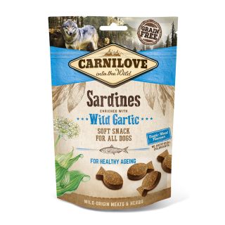 Carnilove Dog Snack Sardines & Wild Garlic maiused koerale 200g