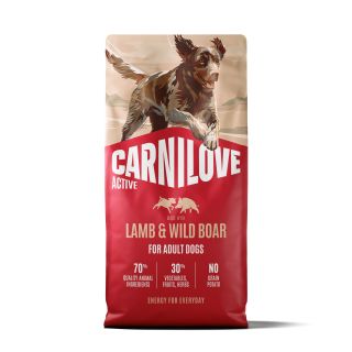 Carnilove Active Lamb & Wild Boar Adult koeratoit 12kg