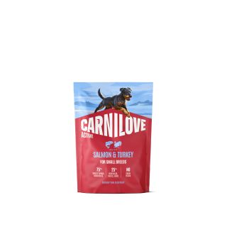 Carnilove Active Salmon & Turkey Adult Small Breed koeratoit 1,5kg