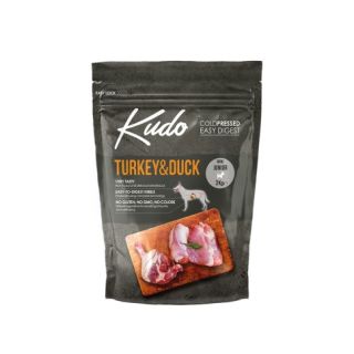 Kudo Turkey & Duck Mini Junior külmpressitud koeratoit 3kg