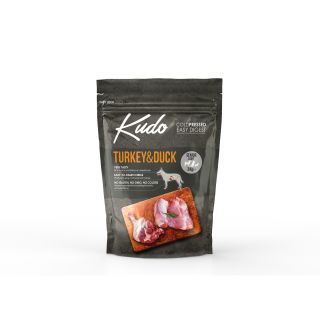 Kudo Turkey & Duck Senior Light külmpressitud koeratoit 3kg