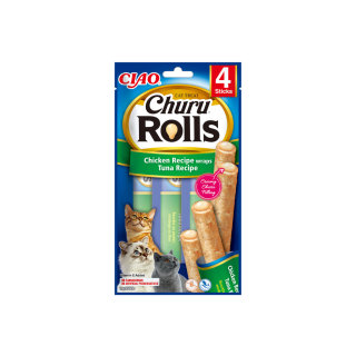 Churu Rolls kassimaius kana ja tuunikalaga 4x10g