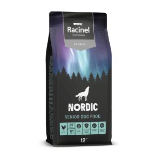 Racinel Black Label kuivtoit eakatele koertele kanaga 12 kg
