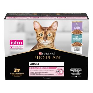 Pro Plan Delicate kassieine multipakk kala ja kalkuniga, 85g N7+3