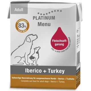 PLATINUM MENU IBERICO/TURKEY 375gr