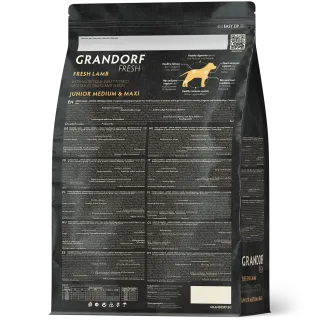 Grandorf Dog - Fresh Lamb - Junior Medium & Maxi Breeds -1Kg