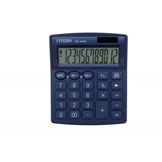 Kalkulaator Citizen SDC-812NRNVE sinine, 102x124x25mm, lauale /20