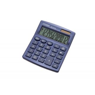 Kalkulaator Citizen SDC-812NRNVE sinine, 102x124x25mm, lauale /20