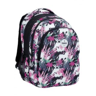 Seljakott Explore 2-ühes Viki "Roosa-, lilla- ja valgelaiguline"