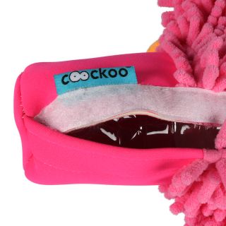 Dog toy Oohoo bottle squeaker 27cm pink