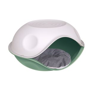 Covered bed for animals Duck Pillow cm. 57x48x 32 h + pillow, different colors