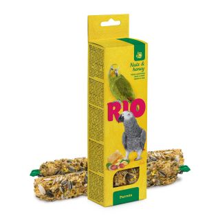 Mealberry RIO Pulgad papagoidele mee ja pähklitega, 2x90 g