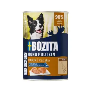 Bozita Monoprotein Pate dog Duck 400g (tellimus 6tk)
