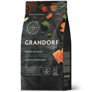 Grandorf Cat - Fresh Salmon - Adult Sterilized - 2Kg