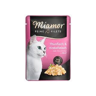 Miamor Filets tuunikala ja krabilihaga kotike kassile 100g