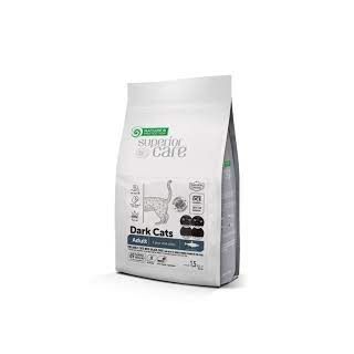 NATURE'S PROTECTION SUPERIOR CARE Dark Cats Grain Free Herring Adult All Breeds, teraviljavaba kuivtoit heeringaga tumeda karvaga kõigile täiskasvanud kassidele, 1,5 kg