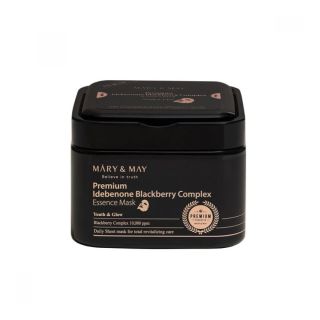 Mary&May Premium Idebenone Blackberry Complex Essence Mask 20pcs