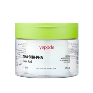 Yeppda AHA BHA PHA Toner Pad 125ml 60 pads