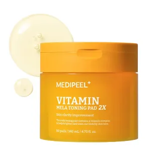Medi Peel Vitamin Mela Toning Pad 2X 140ml 50pcs
