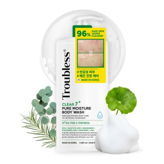 Troubless Clear 7 Plus Pure Moisture Body Wash 1000ml