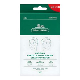 VT Cosmetics Pro Cica Centella Asiatica Tiger Clear Spot Patch 66pcs