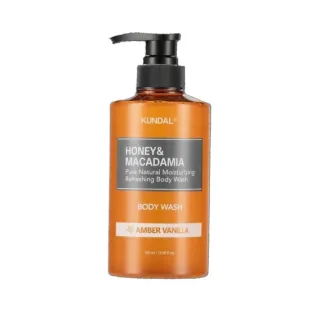 Kundal Honey & Macadamia Pure Body Wash Amber Vanila 500ml
