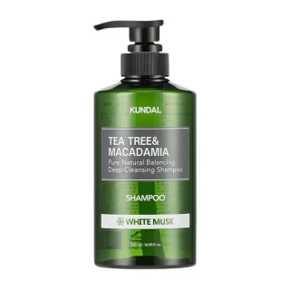 Kundal Tea Tree & Macadamia Deep Cleansing Shampoo White Musk 500ml