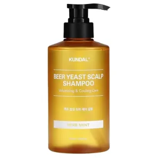 Kundal Beer Yeast Scalp Shampoo Herb Mint 500ml